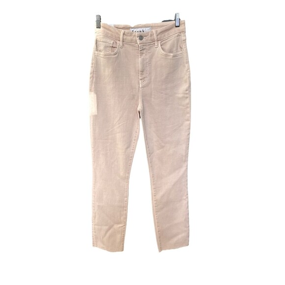 Frank & Eileen Size 28 Pink Stretchy High Rise Jeans Straight Leg - Picture 11 of 12